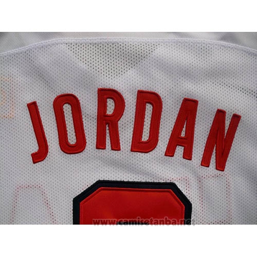 Camiseta USA 1992 Michael Jordan #9 Blanco